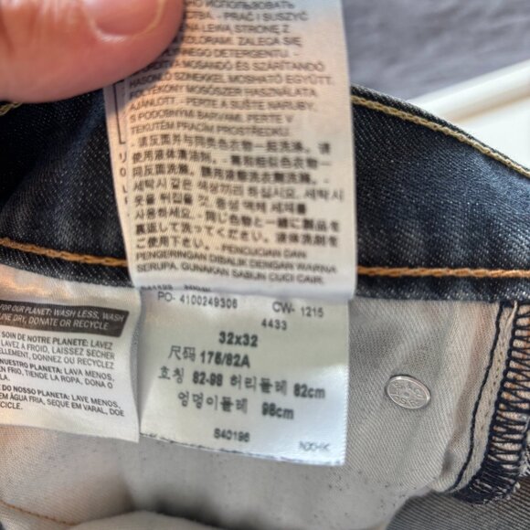 Levi’s 513 Slim Straight Jeans Men’s 32x32 Medium Wash - Picture 8 of 14